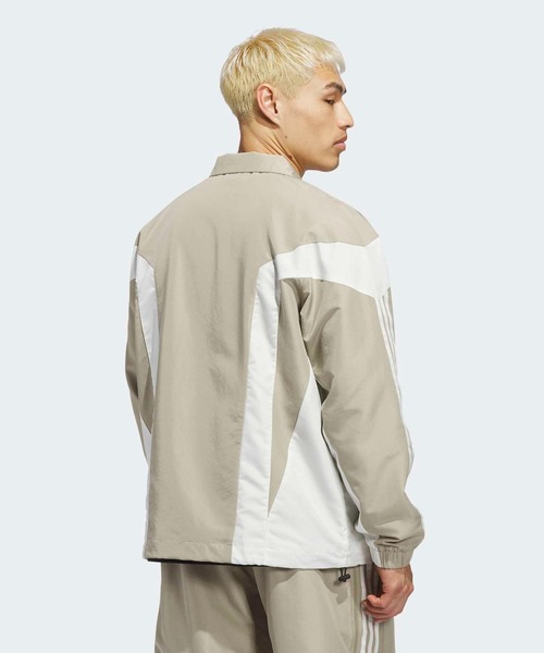 adidas(アディダス)の「オリジナルス バスケットボール ウインドブレーカー ジャケット / アディダスオリジナルス adidas Originals(ブルゾン・メンズ・ブラック/ベージュ・MEDIUM/SMALL/X-LARGE/X-SMALL/XX-LARGE/LARGE)」の11枚目の写真