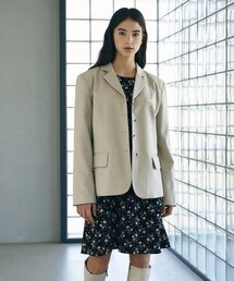 ADAUL（アダウル）の「モダンシンプルジャケット - ベージュ（テーラードジャケット）」