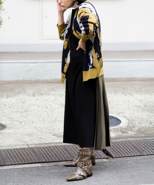 OSMOSIS(オズモーシス)の「2WAYバックプリーツワンピース(ワンピース・レディース・ネイビー/ブラック・ONE SIZE)」の10枚目の写真