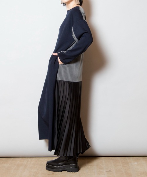 セール】2WAYバックプリーツワンピース（ワンピース）｜OSMOSIS