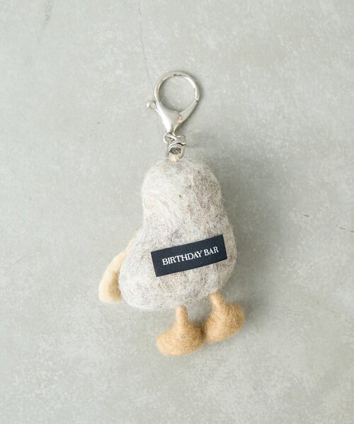 BIRTHDAY BAR（バースデイバー）の「フェルトアニマル　キーホルダー（チャーム・レディース・グリーン/グレー/ホワイト/オレンジ/イエロー・0）」の18枚目の写真
