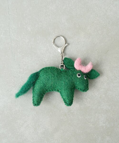 BIRTHDAY BAR（バースデイバー）の「フェルトアニマル　キーホルダー（チャーム・レディース・グリーン/グレー/ホワイト/オレンジ/イエロー・0）」の20枚目の写真