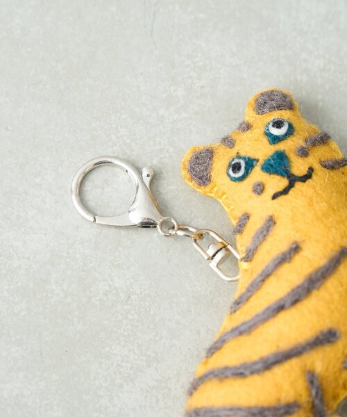 BIRTHDAY BAR（バースデイバー）の「フェルトアニマル　キーホルダー（チャーム・レディース・グリーン/グレー/ホワイト/オレンジ/イエロー・0）」の13枚目の写真