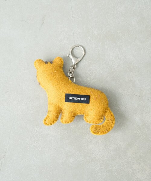 BIRTHDAY BAR（バースデイバー）の「フェルトアニマル　キーホルダー（チャーム・レディース・グリーン/グレー/ホワイト/オレンジ/イエロー・0）」の14枚目の写真