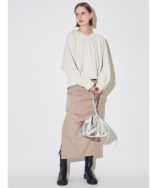 ELENDEEK（エレンディーク）の「フォルム2WAYバッグ（ショルダーバッグ・レディース・オフホワイト/シルバー/ブラック・FREE）」の8枚目の写真