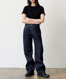 DENMADE（デンメイド）の「(WOMEN) DEN0861 Selvedge Wide Fit (Mid Indigo)（デニムパンツ）」