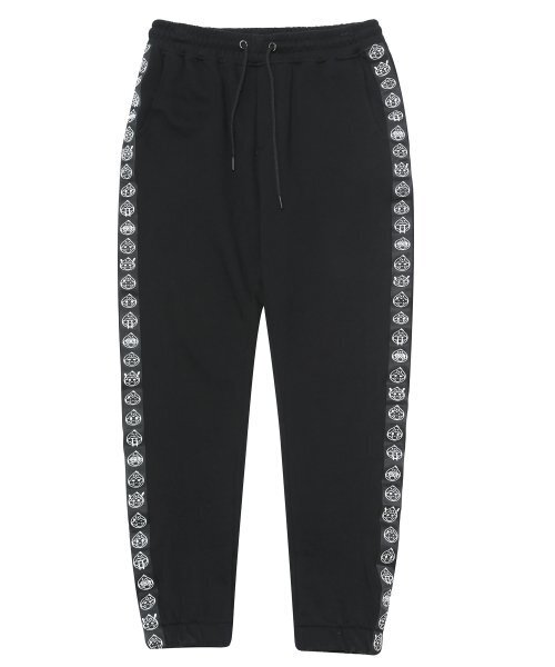 Monkey Flower(モンキーフラワー)の「共用エモジウェビングトラックスウェットパンツ/MF1WTP10U BLACK(スウェットパンツ・メンズ・その他・SMALL/LARGE)」の3枚目の写真