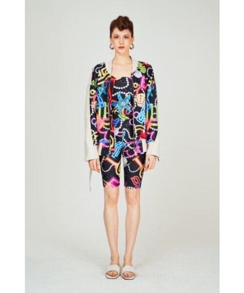 ネオンレタリングショートレギンス