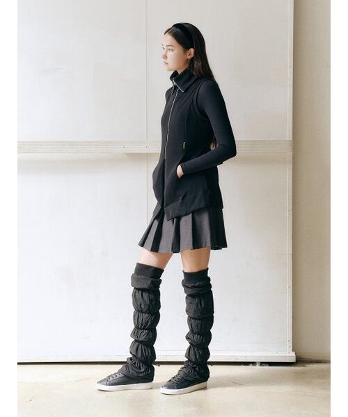 BERMUDAGRASS(バミューダグラス)の「ビッグカラー ベルトベスト_BLACK(ベスト・レディース・その他・SMALL/MEDIUM)」の5枚目の写真