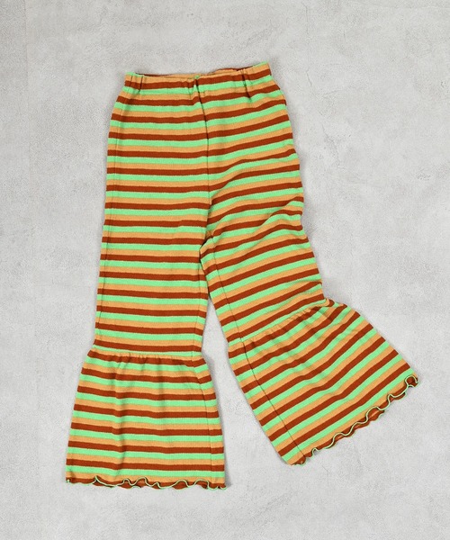 MARKEY'S（マーキーズ）の「パイルボーダーマーメイドパンツ（その他パンツ・キッズ・ライトグリーン/イエロー系その他/ピンク系その他・130/120/110/100/90/150/140）」の15枚目の写真