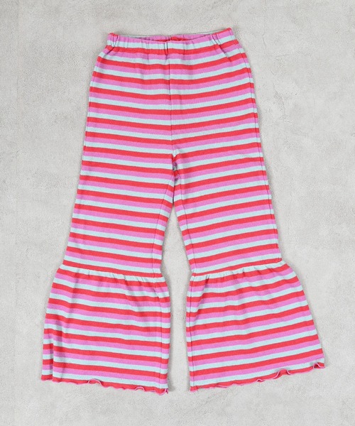 MARKEY'S（マーキーズ）の「パイルボーダーマーメイドパンツ（その他パンツ・キッズ・ライトグリーン/イエロー系その他/ピンク系その他・130/120/110/100/90/150/140）」の8枚目の写真