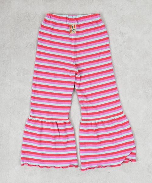 MARKEY'S（マーキーズ）の「パイルボーダーマーメイドパンツ（その他パンツ・キッズ・ライトグリーン/イエロー系その他/ピンク系その他・130/120/110/100/90/150/140）」の9枚目の写真