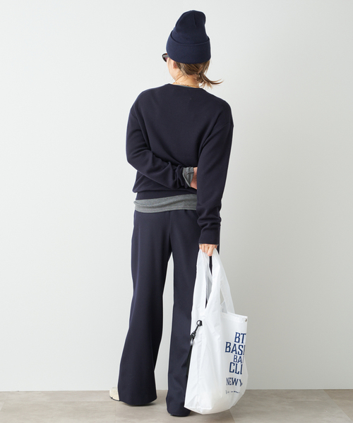 Deuxieme Classe（ドゥーズィエムクラス）の「*Easy Wide PT (フラノ)2（その他パンツ・レディース・ネイビー・34/36/38）」の15枚目の写真