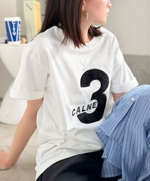 【前後2way】快適素材、立体刺繍がアクセントに♪綿100%デザインナンバリングサガラ刺繍T