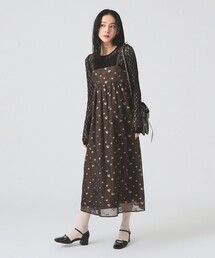 セール】レース キーネック ワンピース［手洗い可］（ワンピース