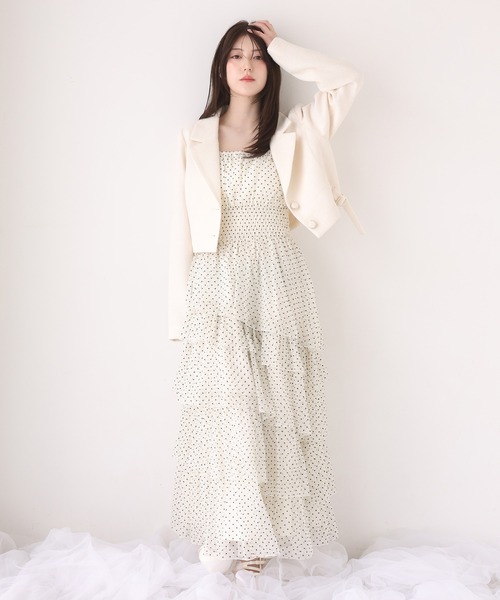 premium order】ティアードロングワンピース（ワンピース）｜one after