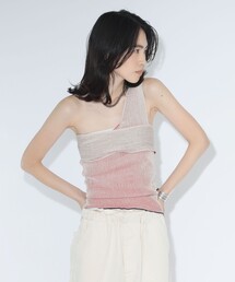 maturely（マチュアリー）の「maturely / プレーティング ワンショルダー ベスト（ベスト）」