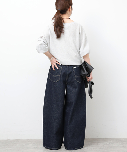 Lee（リー）の「［26SS新作］【Lee /リー】タックライダースパンツ（その他パンツ・レディース・ネイビー/アイボリー・SMALL/X-SMALL）」の13枚目の写真