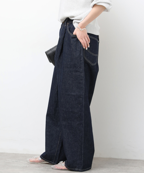 Lee（リー）の「［26SS新作］【Lee /リー】タックライダースパンツ（その他パンツ・レディース・ネイビー/アイボリー・SMALL/X-SMALL）」の16枚目の写真