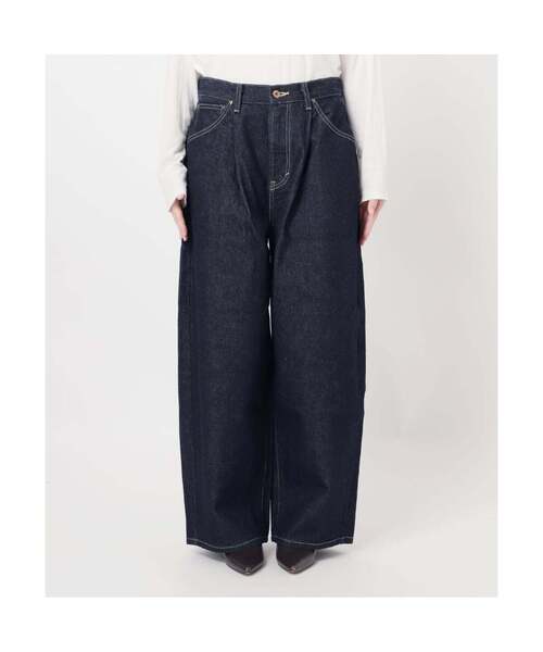 Lee（リー）の「［26SS新作］【Lee /リー】タックライダースパンツ（その他パンツ・レディース・ネイビー/アイボリー・SMALL/X-SMALL）」の22枚目の写真