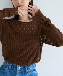 meilmada | レースシアートップス(Tシャツ/カットソー)