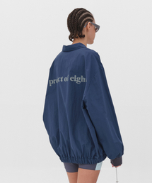 PO8（ピーオーエイト）の「STORM8 NYLON TOP - NAVY（ポロシャツ）」