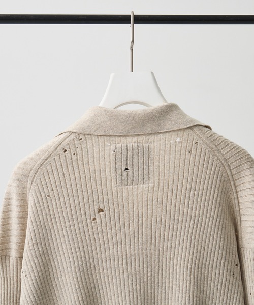 MIHARA YASUHIRO/ミハラヤスヒロ】DISTRESSED KNIT PULLOVER/ディスト