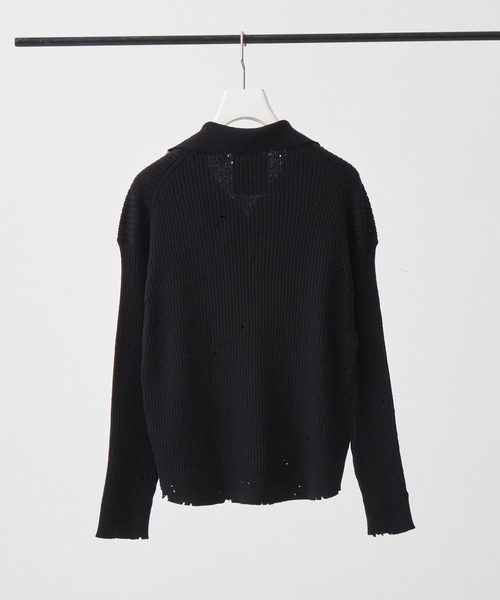 MIHARA YASUHIRO/ミハラヤスヒロ】DISTRESSED KNIT PULLOVER/ディスト