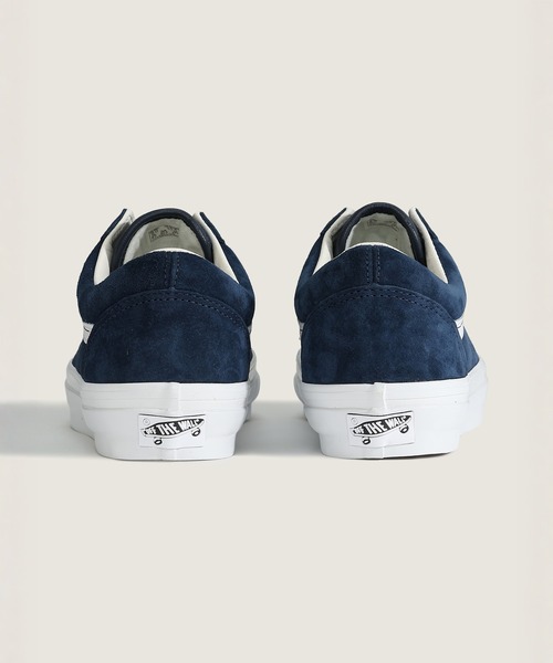 VANS(バンズ)の「VANS PREMIUM オールドスクール ピッグスエード / LX Old Skool PIG SUEDE BLUE VN000D9VCJE1(スニーカー・メンズ・ダークネイビー・4.5/5/5.5/6/6.5/7/7.5/8/8.5/9/9.5/10/10.5/11/11.5/12)」の4枚目の写真