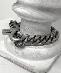 BLESSED BULLET（ブレスドブレッド）の「ヴィンテージシルバー カーブチェーンリンクブレスレット_13mm（ブレスレット）」