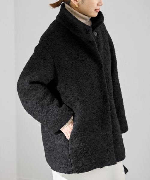 ループインレイハーフコート（その他アウター）｜IENA（イエナ）の