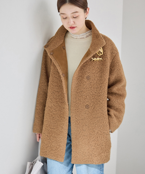 ループインレイハーフコート（その他アウター）｜IENA（イエナ）の