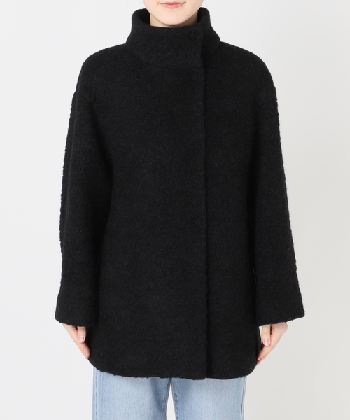 IENA(イエナ)の「ループインレイハーフコート(その他アウター・レディース・ブラック/キャメル・FREE)」の20枚目の写真