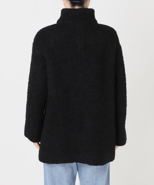 IENA(イエナ)の「ループインレイハーフコート(その他アウター・レディース・ブラック/キャメル・FREE)」の22枚目の写真