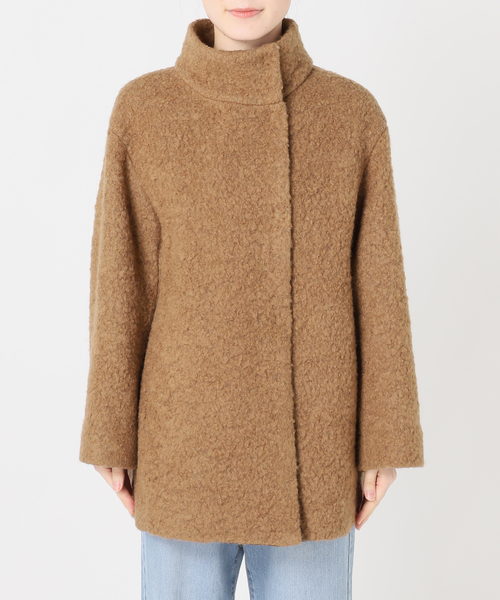 IENA(イエナ)の「ループインレイハーフコート(その他アウター・レディース・ブラック/キャメル・FREE)」の5枚目の写真