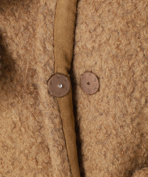 IENA(イエナ)の「ループインレイハーフコート(その他アウター・レディース・ブラック/キャメル・FREE)」の6枚目の写真