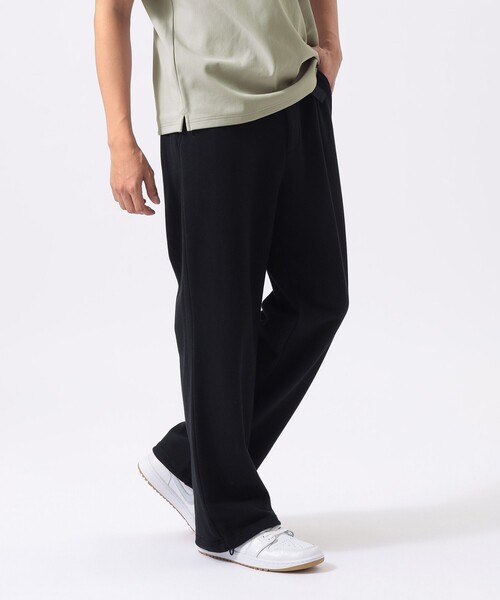 BEAMS GOLF(ビームスゴルフ)の「ORANGE LABEL / ワイドシルエット 裏毛 パンツ(その他パンツ・メンズ・グレー/ブラック・MEDIUM/LARGE/SMALL)」の1枚目の写真
