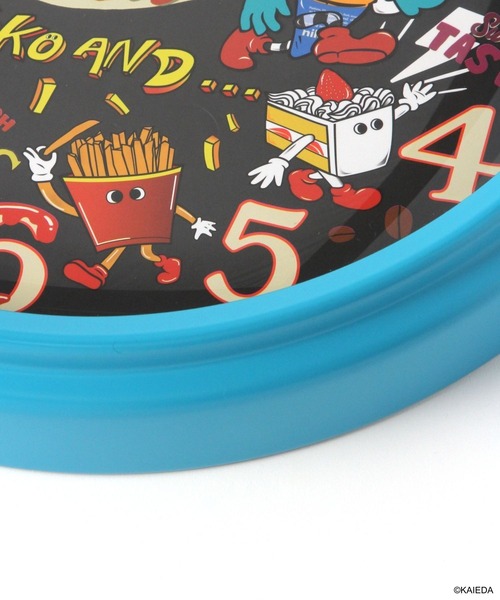 FLAVORS】コラボ ウォールクロックブルー（掛け時計）｜niko and