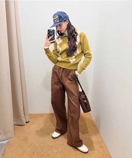MUSINSA STANDARD WOMAN（ムシンサスタンダードウーマン）の「ウィメンズウールテンセルスリムタートルネック長袖Tシャツ[クリーム]（Tシャツ/カットソー・レディース・その他・X-SMALL/SMALL/MEDIUM/LARGE）」の18枚目の写真
