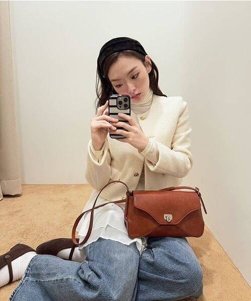 MUSINSA STANDARD WOMAN（ムシンサスタンダードウーマン）の「ウィメンズウールテンセルスリムタートルネック長袖Tシャツ[クリーム]（Tシャツ/カットソー・レディース・その他・X-SMALL/SMALL/MEDIUM/LARGE）」の20枚目の写真