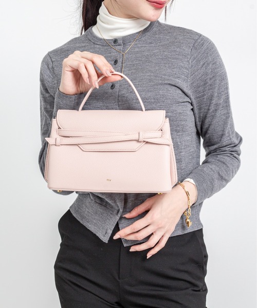 tov（トーヴ）の「【TOV】ハンドバッグ ショルダーバッグ　MIMI M　2WAY（ショルダーバッグ・レディース・ブラック/ベージュ/ミント/ホワイト/ブラウン/ピンク・FREE）」の6枚目の写真