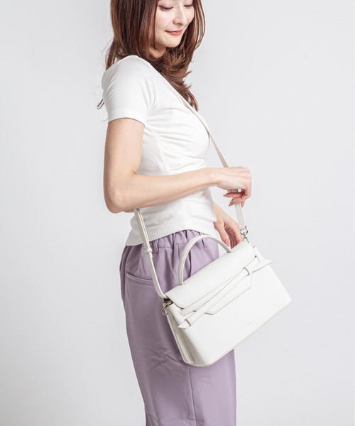 tov（トーヴ）の「【TOV】ハンドバッグ ショルダーバッグ　MIMI M　2WAY（ショルダーバッグ・レディース・ブラック/ベージュ/ミント/ホワイト/ブラウン/ピンク・FREE）」の12枚目の写真