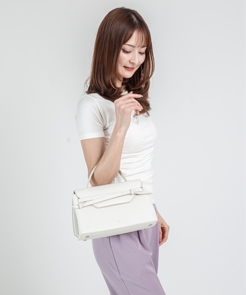 tov（トーヴ）の「【TOV】ハンドバッグ ショルダーバッグ　MIMI M　2WAY（ショルダーバッグ・レディース・ブラック/ベージュ/ミント/ホワイト/ブラウン/ピンク・FREE）」の11枚目の写真