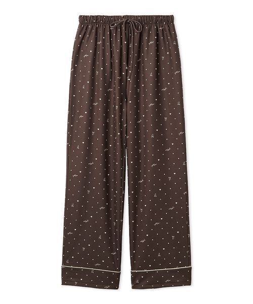 【メンズ】ドット柄ロングパンツ
