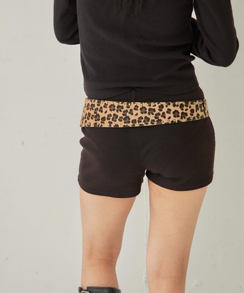 WHO'S WHO gallery（フーズフーギャラリー）の「スタッズワイドベルト（ベルト・レディース・レオパード/ブラック/ブラウン・FREE）」の13枚目の写真