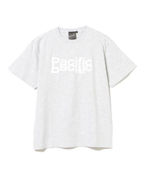 BEAMS T(ビームスティー)の「BEAMS T / PACIFIC T-shirt(Tシャツ/カットソー・メンズ・ブラック系その他4/ライトグレー・XL/L/M/S)」の1枚目の写真