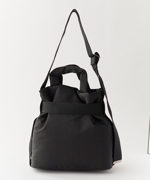 OUTDOOR PRODUCTS（アウトドアプロダクツ）の「OUTDOOR PRODUCTS/アウトドアプロダクツ 2WAY BELT TOTE(S) ブランドロゴ 巾着トートバッグ 秋 秋服 2026年秋冬（ショルダーバッグ・レディース・ブラック/アイボリー/モカ・FREE）」の14枚目の写真