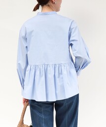 MICO COULIER | パール釦ペプラムブラウス(シャツ/ブラウス)