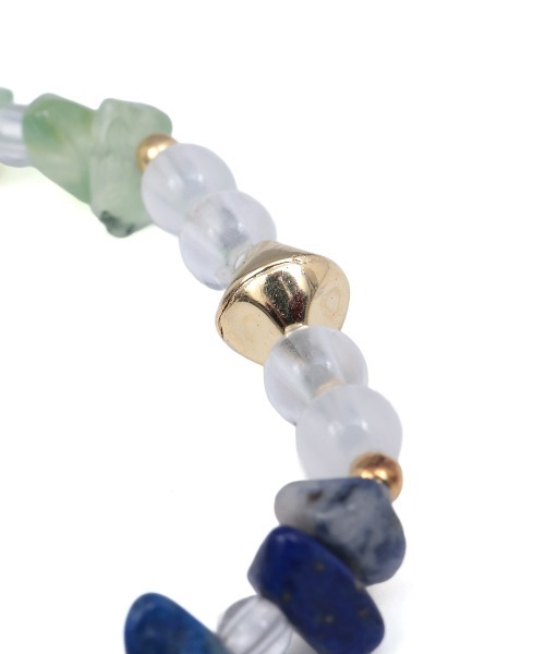 チチカカ（チチカカ）の「ナゲットストーンブレスレット（ブレスレット・レディース・ピンク/ターコイズブルー/ネイビー・FREE）」の9枚目の写真