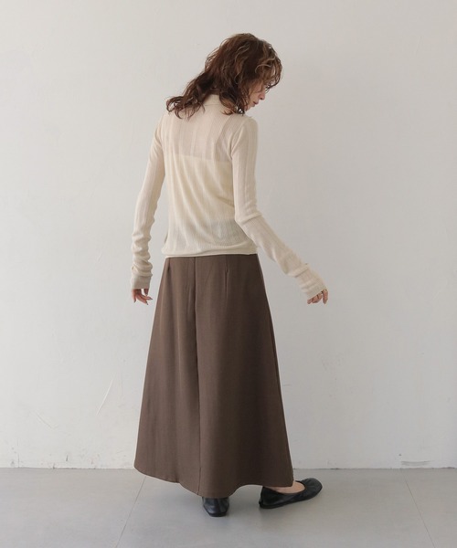 CLEIO（クレイオ）の「【CLEIO】ランダムリブスパンコールシアーポロニット RANDOM RIB SEQUIN SHEER POLO KNIT（ポロシャツ・レディース・ホワイト系その他/ピンク/ネイビー・FREE）」の13枚目の写真
